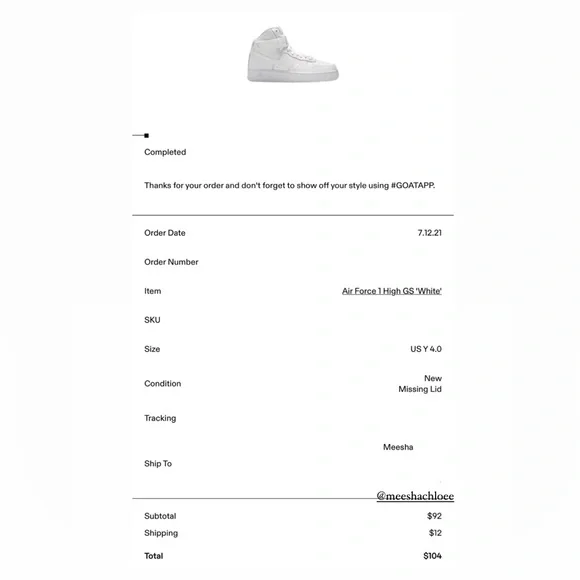 AIR FORCE 1 (HIGH). - Picture 5 of 5